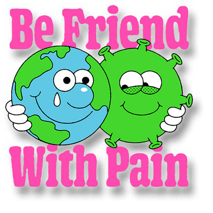 Digital Sticker Pack: Be Friend with Pain by Mahdi Albart (ID) - GOFY